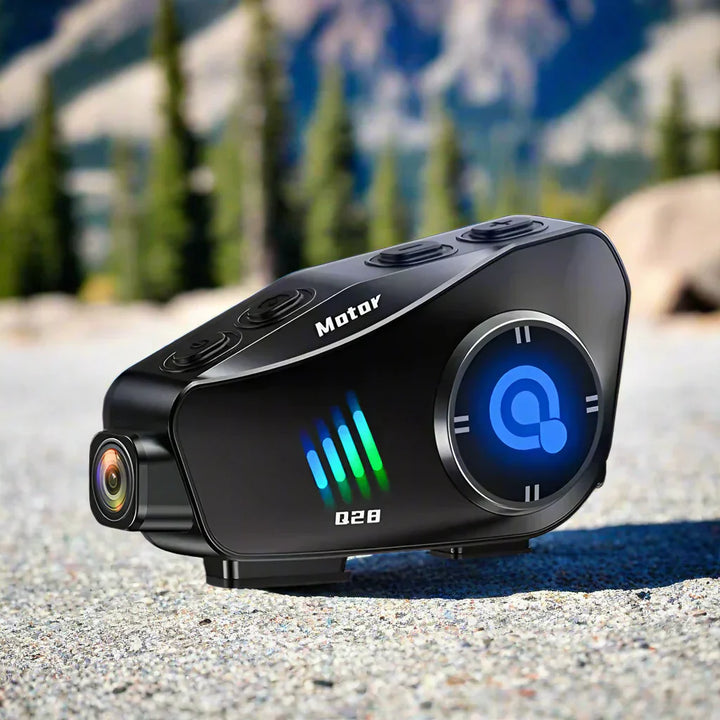 ApexRide Motorcycle Helmet Bluetooth Camera 1080P HD, waterproof, with intercom