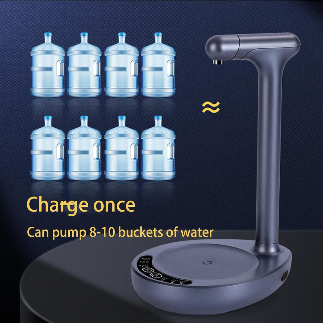 Modern Aqualis electric desktop water pump, simple to use with 5-gallon water containers.
