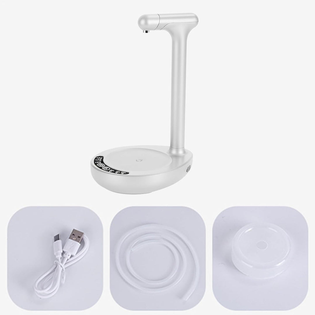 Aqualis 5-gallon electric water pump, providing instant access to hydration for desktops.