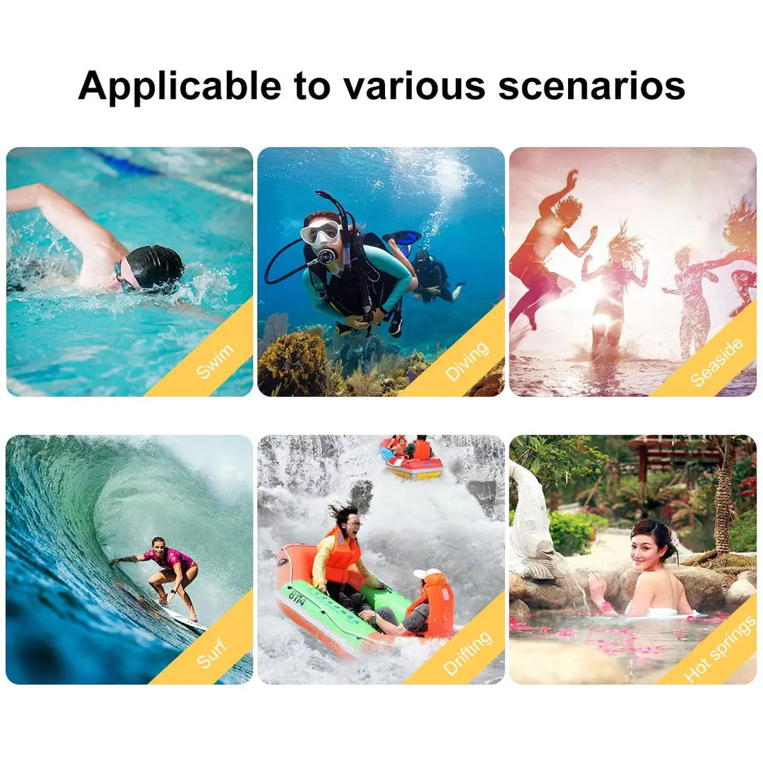 Secure iPhone waterproof diving case, offering 40m depth protection and full touch control.