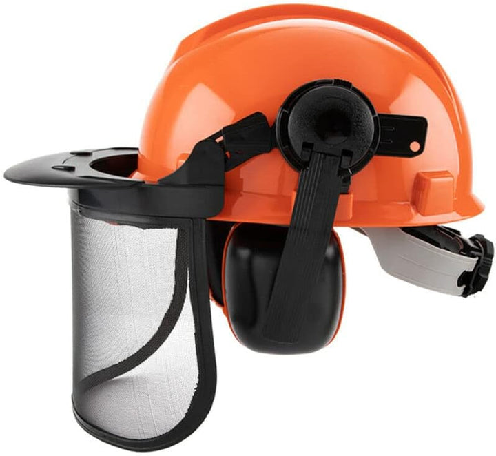 ArborMax unisex forestry safety helmet with visor & ear muffs for outdoor work
