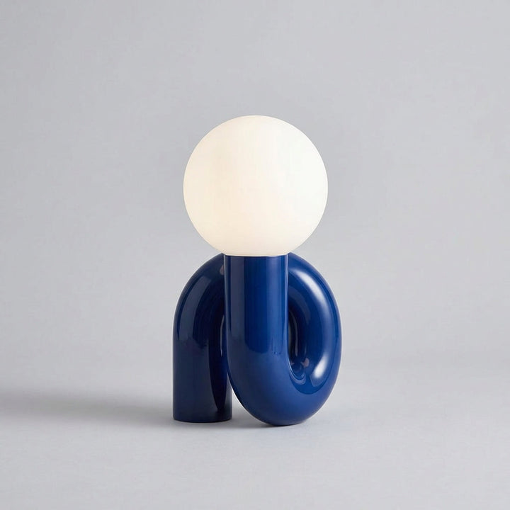 Unique Arcavita sculptural lamp, frosted glass, perfect for modern interiors.