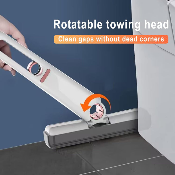 Compact Arivon Mini Mop demonstrating its absorbent head for portable household cleaning.