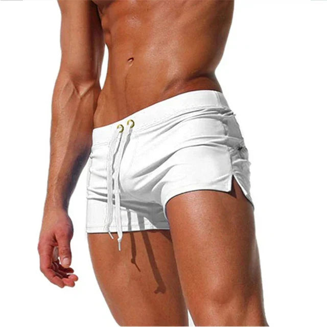 Arlan men's quick-drying swim shorts in blue, perfect for beachwear and summer fashion