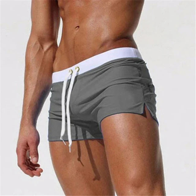 Arlan men's swim shorts in a playful pattern, combining quick-dry fabric and summer fashion