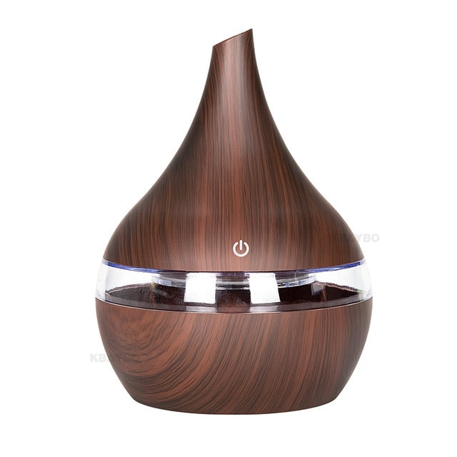Enhance your home with AromaGlow diffuser humidifier; 7-color LED creates relaxing mood lighting.
