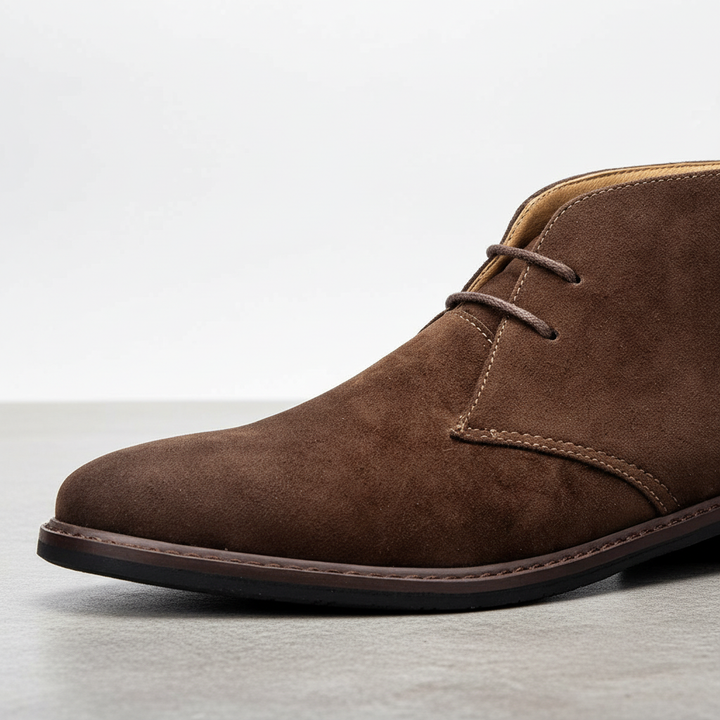 Arthur Men's Desert Boots, premium leather, sole detail, all-season formal and casual wear