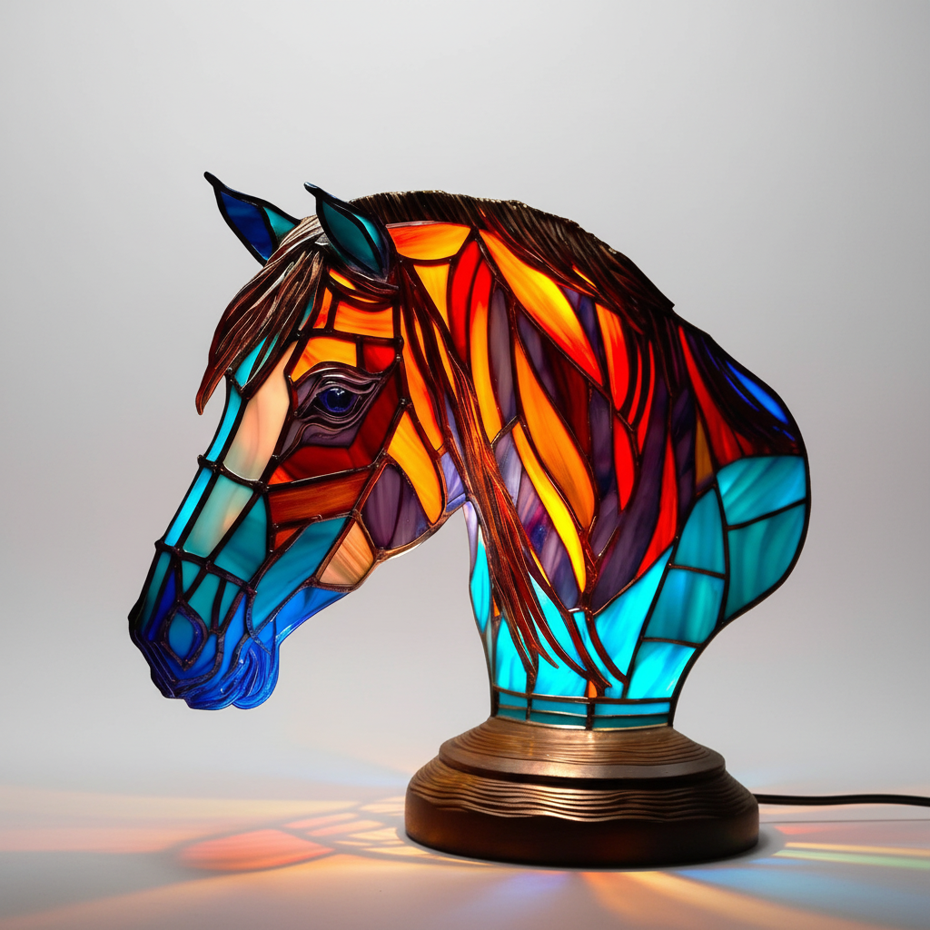 Modern artistic elephant table lamp for home, office or bedroom, atmospheric lighting