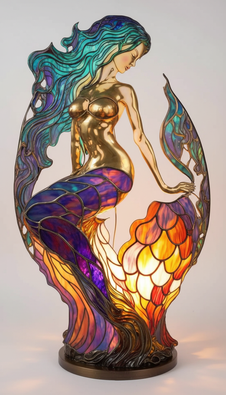 Table lamp with artistic animal design, suitable for contemporary home interiors