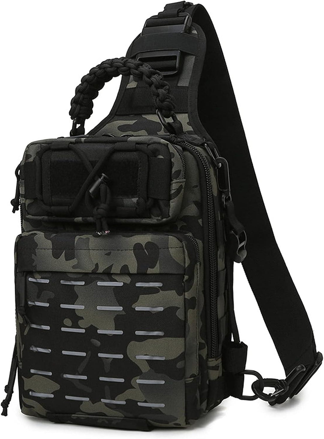 Arvion fishing sling bag with distinct branding, high-quality outdoor tackle storage.