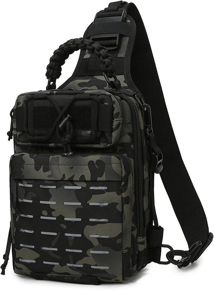 Arvion fishing sling bag with distinct branding, high-quality outdoor tackle storage.