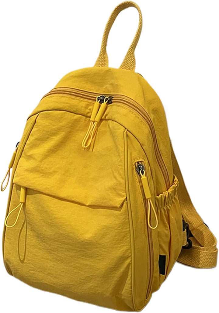Arvion Unisex Waterproof Backpack, multi-compartment for travel & school, front view with zippers