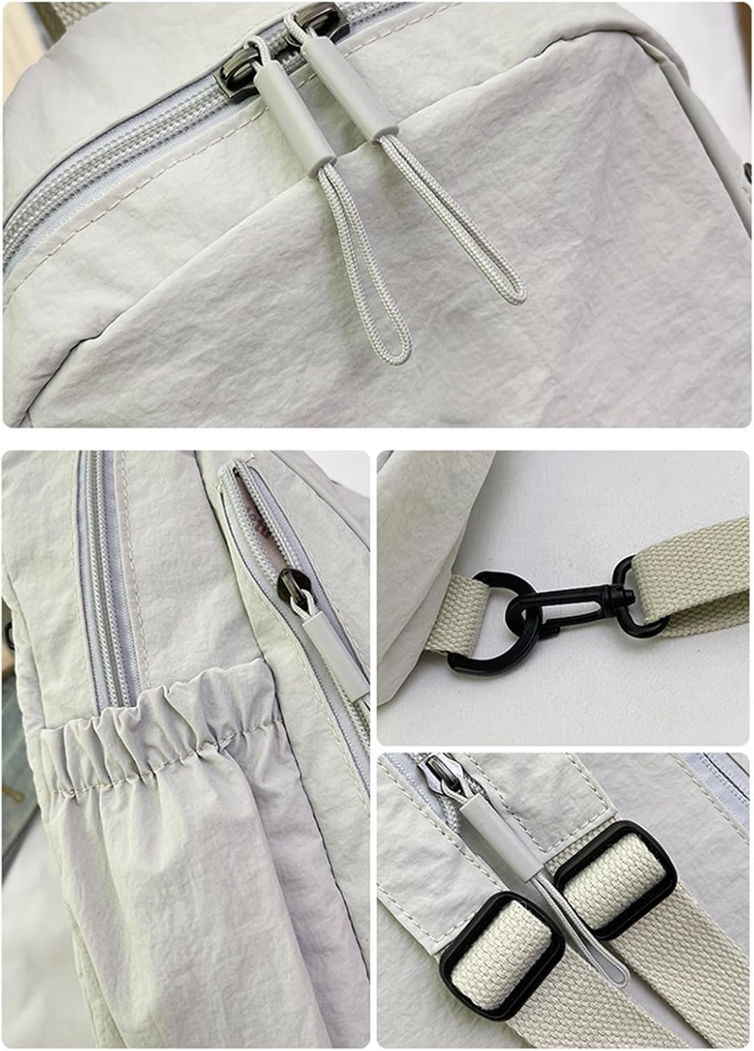 Casual waterproof backpack, Arvion, with a convenient top handle for easy carrying, close-up
