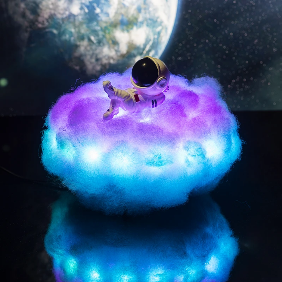 Gift for kids: Astronaut Cloud Lamp, a creative LED night light with remote for bedroom decor