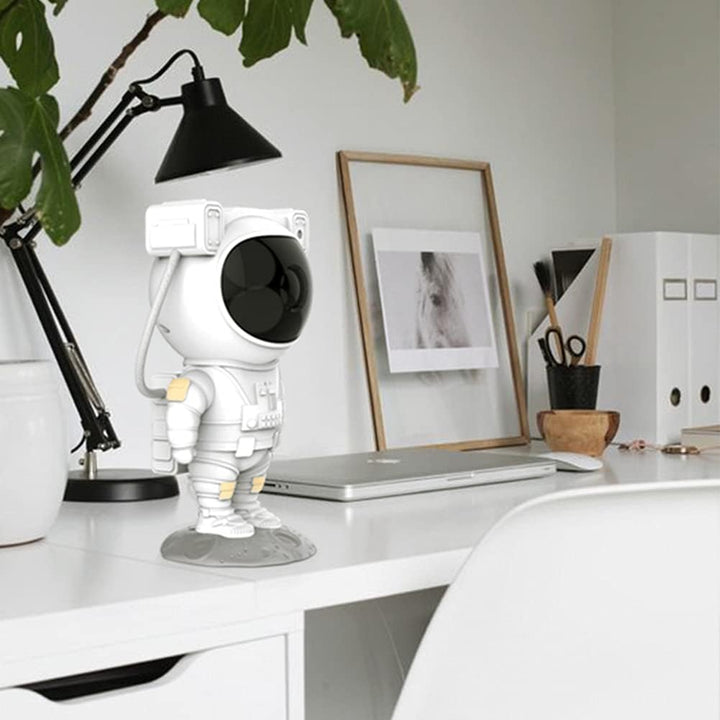 Fun astronaut galaxy projector, perfect star light for kids' rooms or space-themed decor.