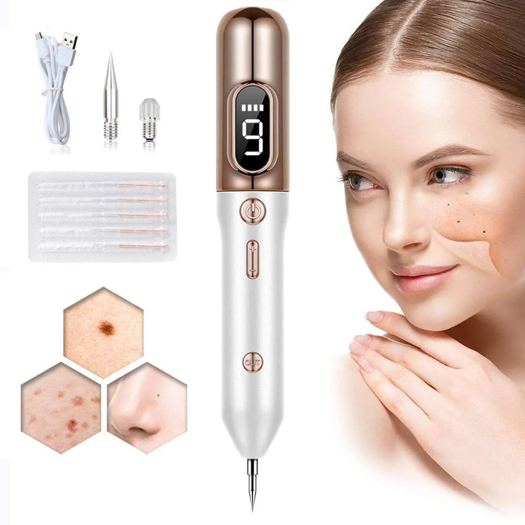 At-home plasma pen for safe mole and wart removal. Achieve flawless skin with this portable beauty device.