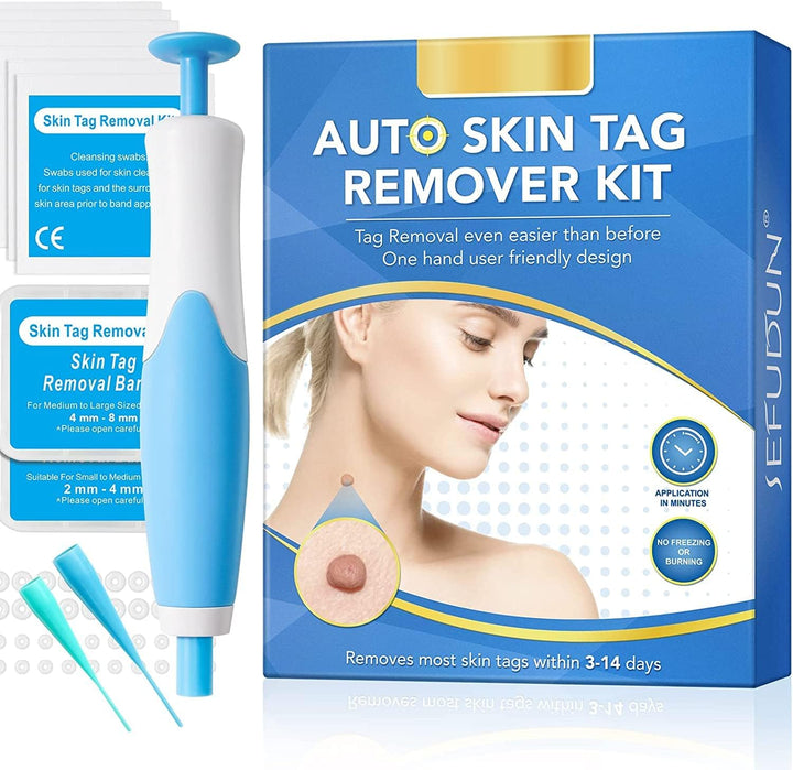 At-home skin blemish removal kit: effective wart, mole, & skin tag remover. DIY cosmetic solution for clear skin.