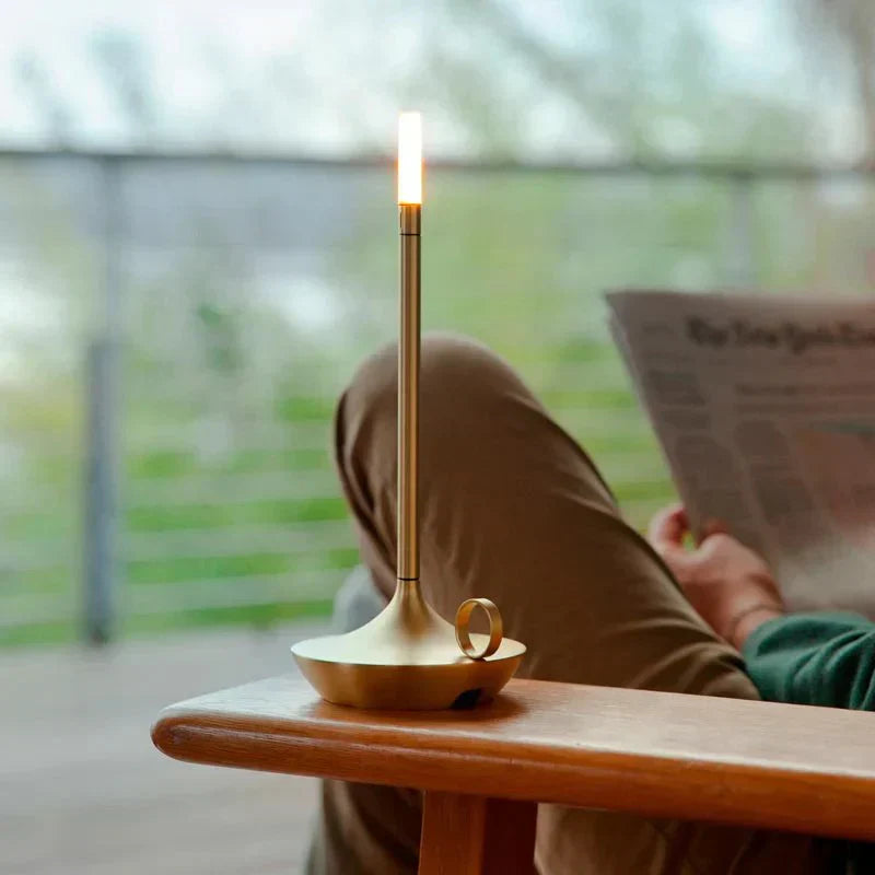 Elegant Aurelia LED table lamp, offering adjustable lighting and a contemporary touch.
