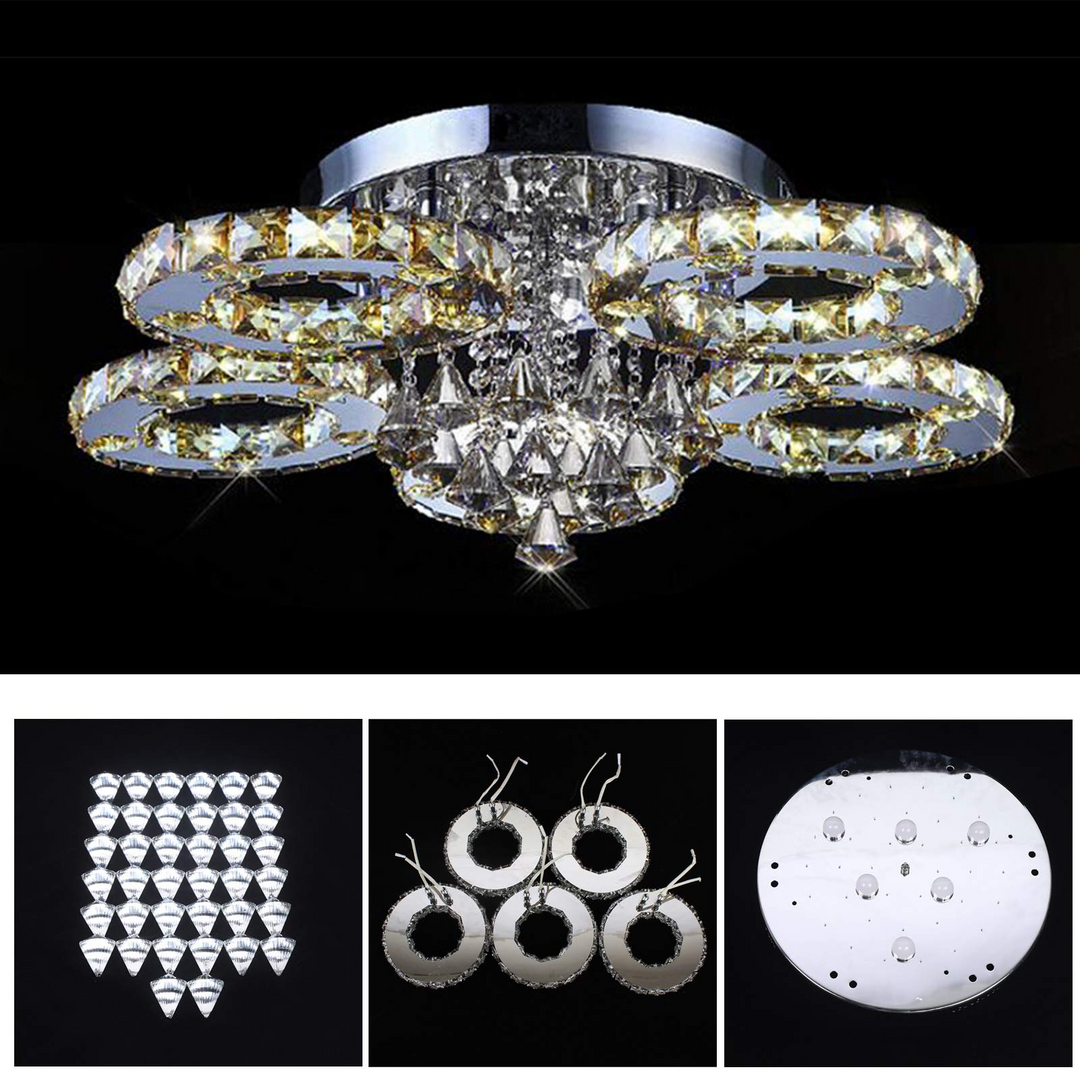Luxury Aurellin chandelier, crystal ceiling light providing sparkling illumination