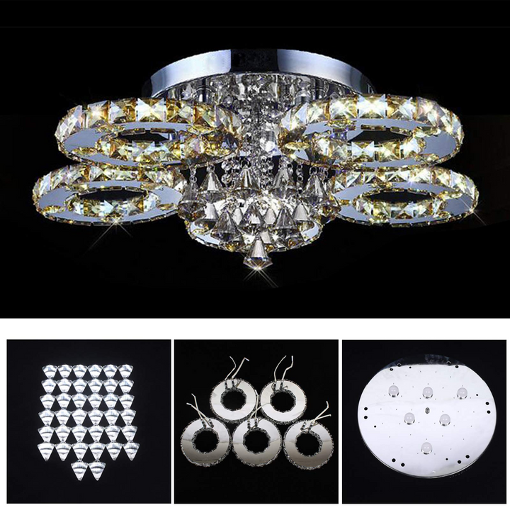 Luxury Aurellin chandelier, crystal ceiling light providing sparkling illumination