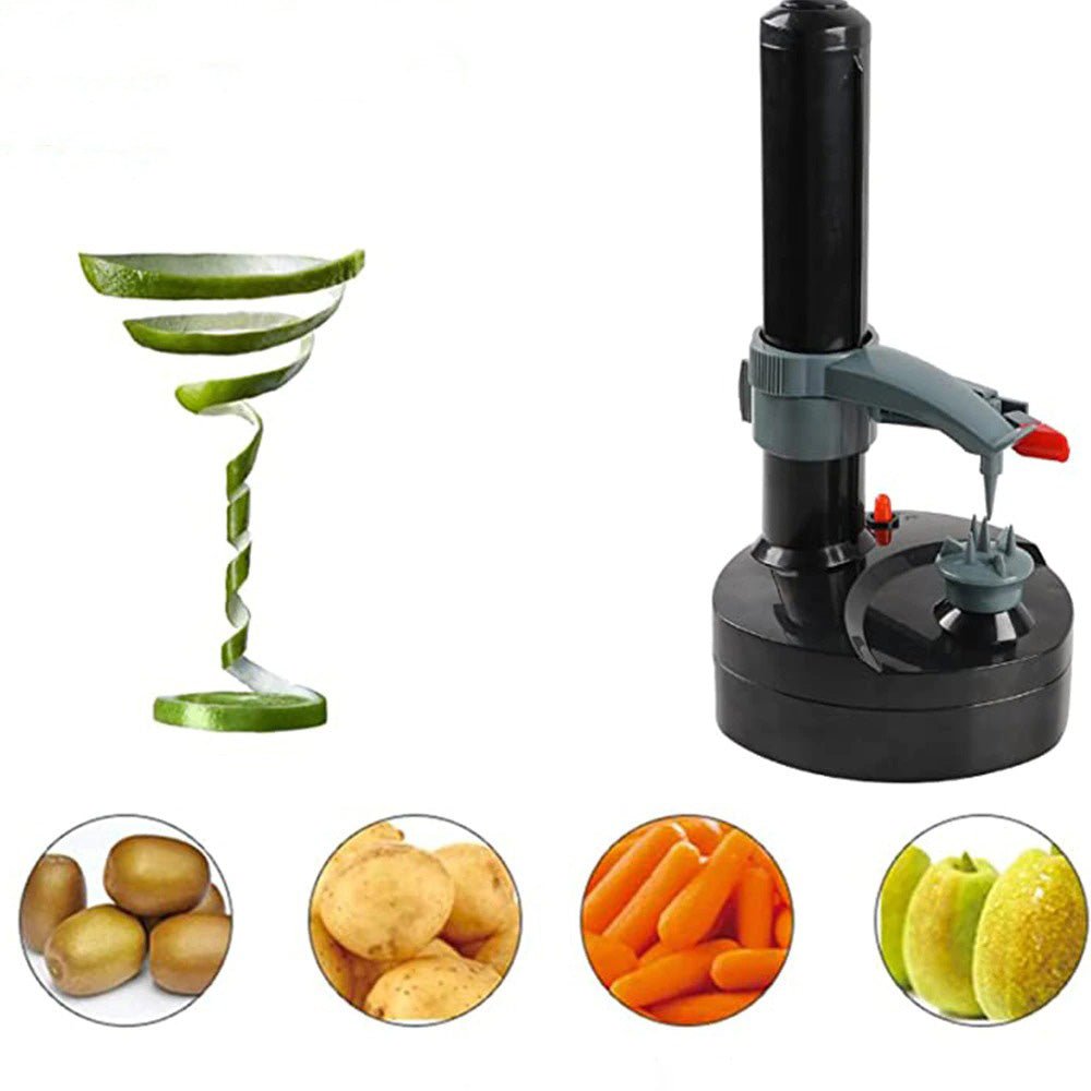 Time-saving automatic kitchen gadget peeling fruits and vegetables with ease.