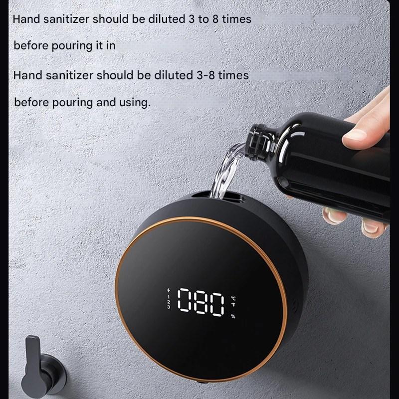 Stay hygienic with this smart, sleek, wall-mountable automatic foaming soap dispenser.