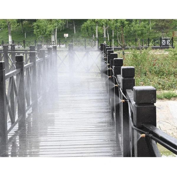 Efficient automatic drip irrigation for vegetable gardens & flower beds; ideal for plant care.