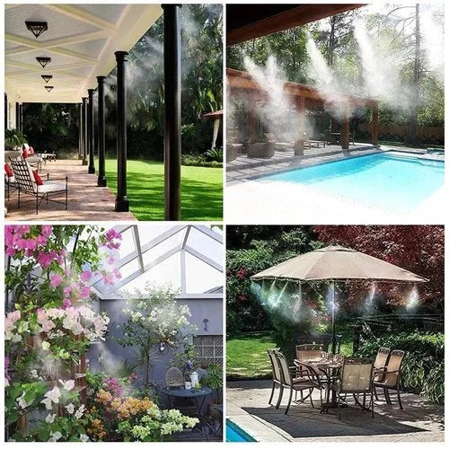 Smart automatic garden watering system delivering precise drip irrigation for healthy plants & lawns.