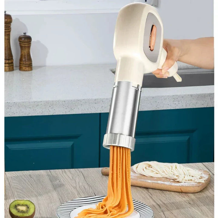 Electric automatic pasta machine for quick homemade noodles. Enjoy fresh pasta with this convenient kitchen tool.