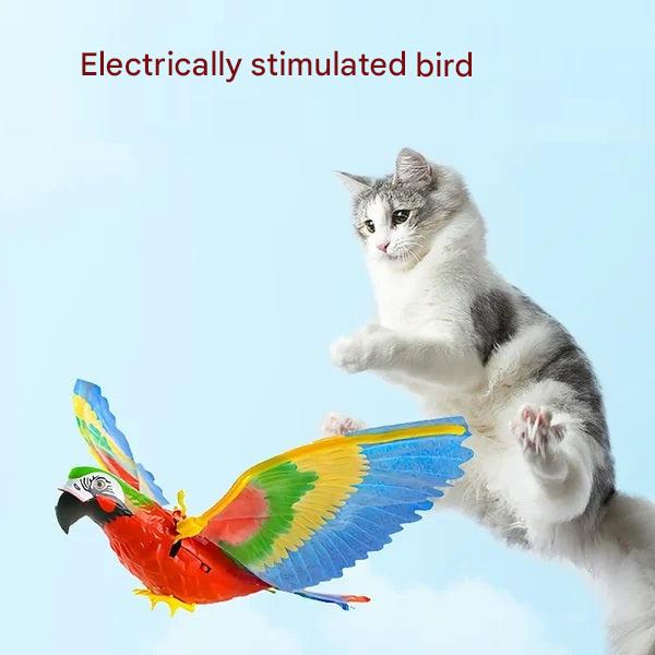 Premium pet supplies: Automatic bird toy for cats, offering durable and stimulating entertainment for your feline.