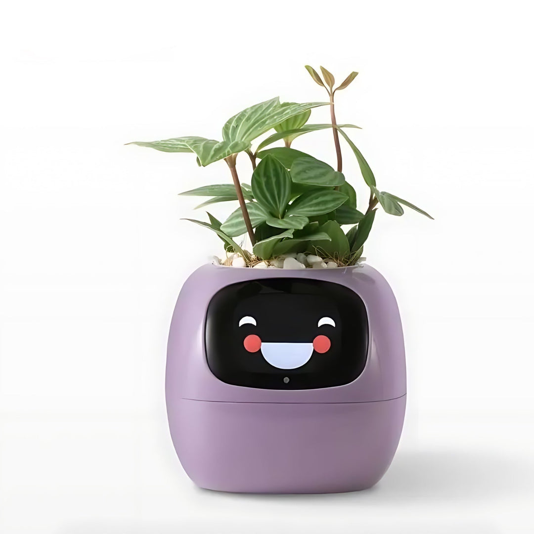 Easy Care Smart Plant Pot with Automatic Self-Watering System, a modern solution for healthy indoor plants.