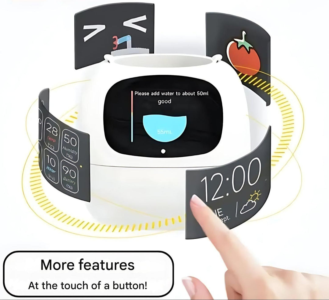 GreenBuddy SmartPot: App-controlled, automatic self-watering plant pot for modern indoor gardening & easy care.