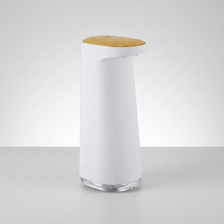 Sleek automatic touchless foam soap dispenser, HygioFoam, bathroom and kitchen