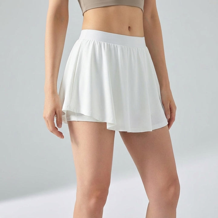 Ava women's mini skirt with athletic shorts, a versatile piece of activewear for comfort and style.