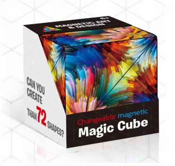 Mind-stimulating magic cube, a brain game for developing logic & creativity.