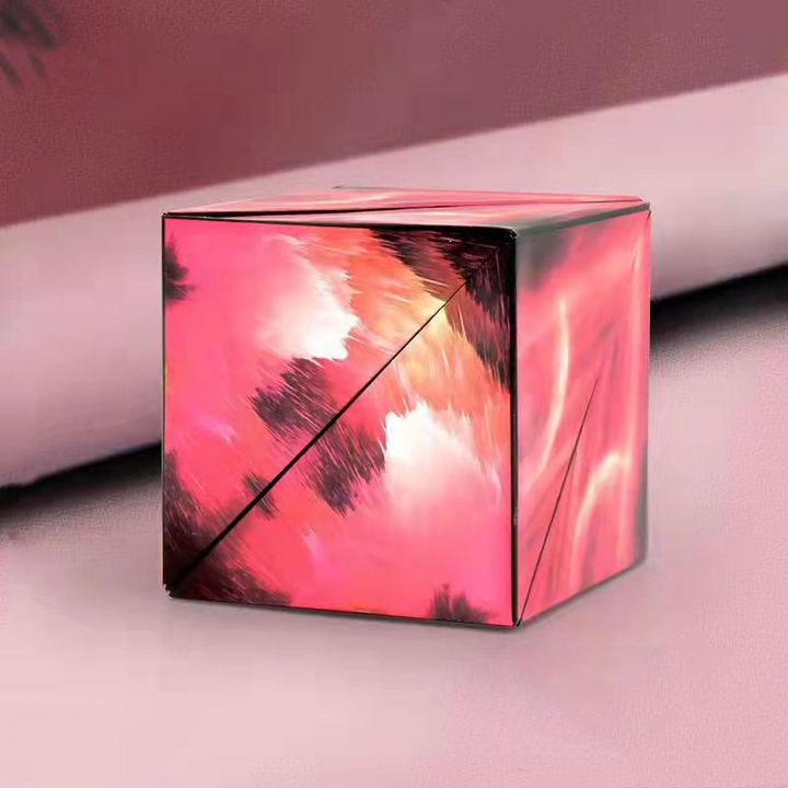 Creative magic cube, inspiring endless shapes & designs for imaginative play.