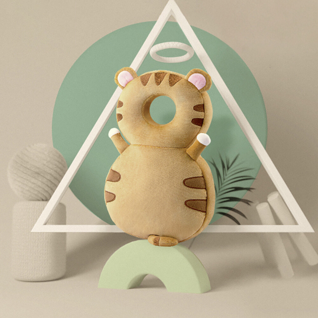 Child care essential: Little bee design baby head cushion for fall prevention, providing soft head protection.