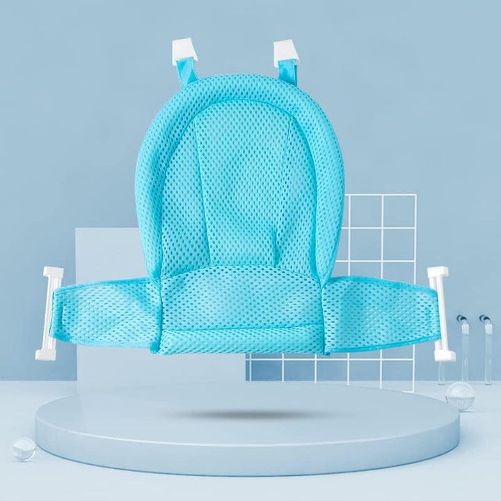 Collapsible Baby Bath Tub with removable net support, compact and portable for travel
