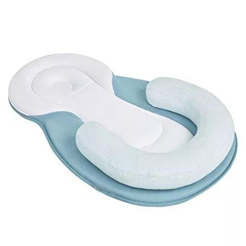 Infant SnuggleSleep bed provides orthopedic support, safe sleep, & comfort for newborns. Digestion aid.