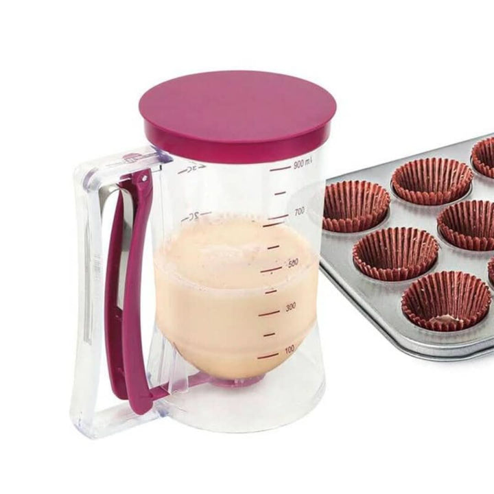 Versatile dough & batter dispenser. Essential baking tool for muffins, pancakes, waffles & more.