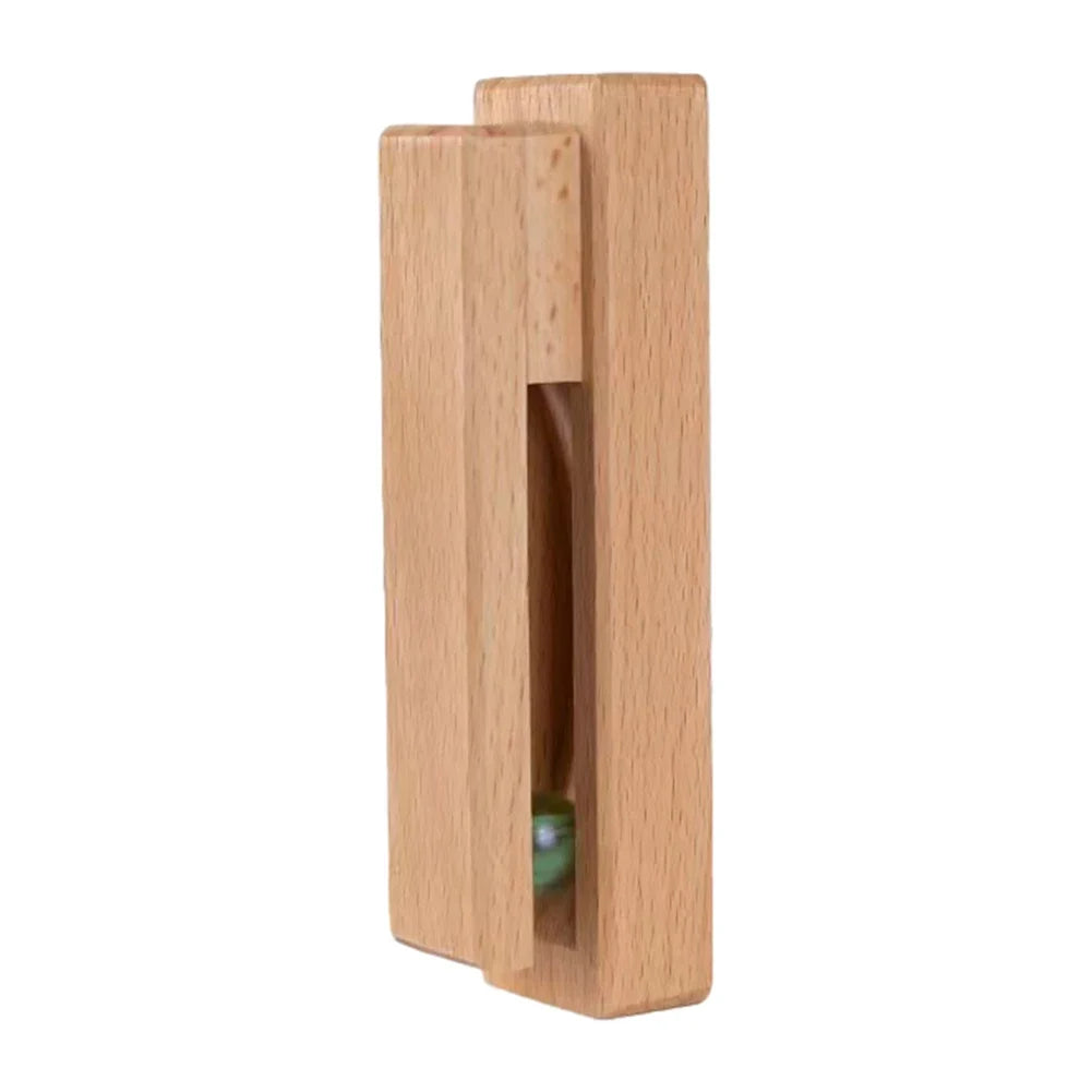 Minimalist wooden wall hook, a stylish beech wood towel holder for modern bathroom & kitchen decor. Easy to mount.