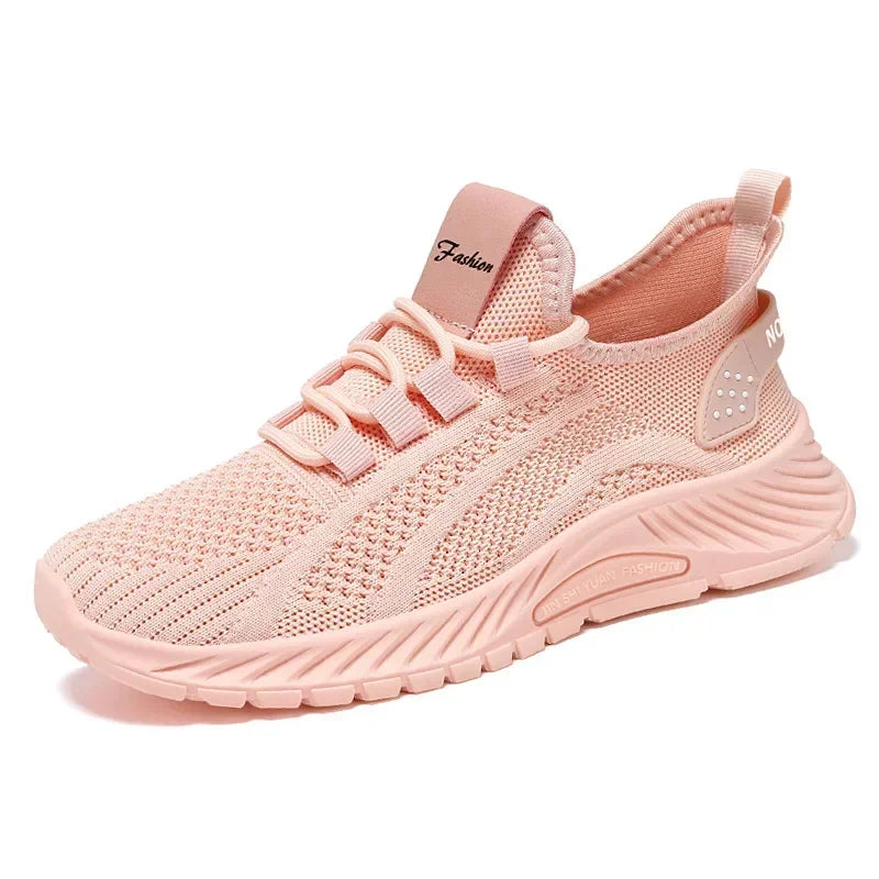 Lace-up white orthopedic shoes for women, providing excellent arch support & walking comfort.