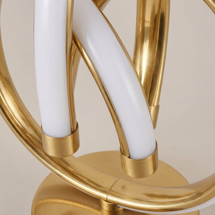 Modern Bendara lamp, curved LED light for minimalist home decor, elegant and functional.