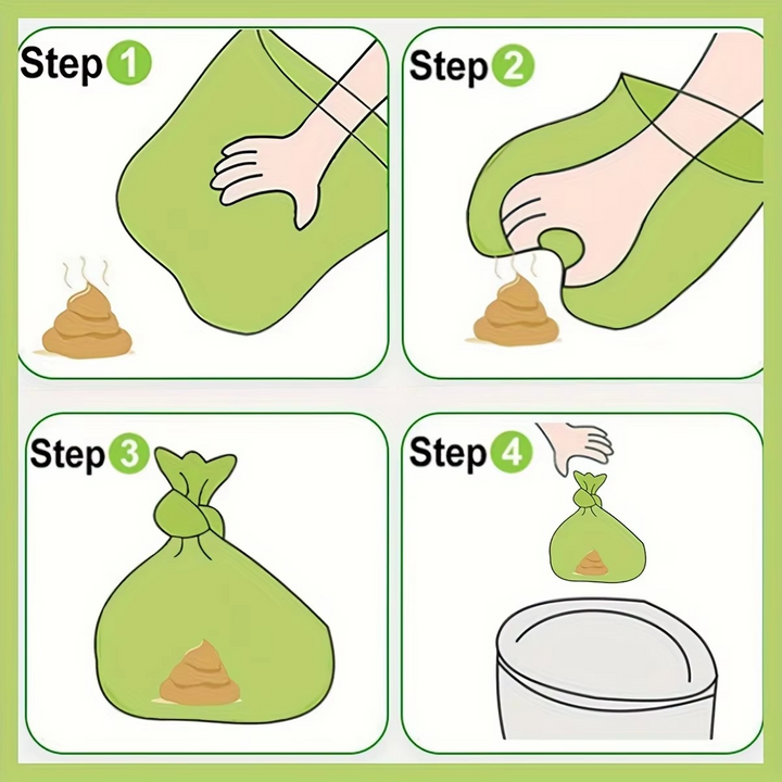 Eco-friendly dog waste bag dispenser clips easily to leash for convenient pet cleanup on walks.