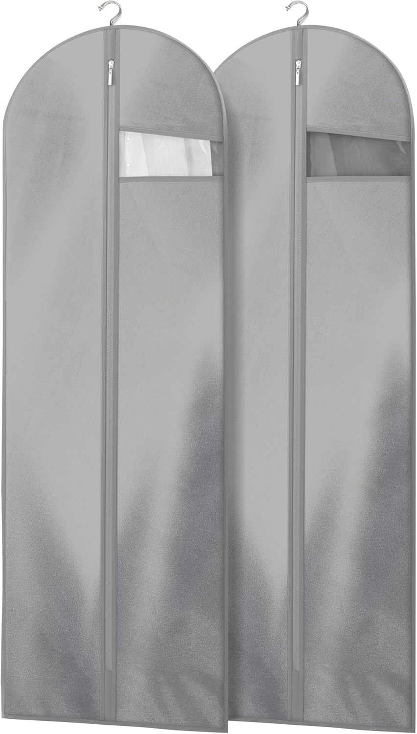 Heavy-duty zipper detail on black travel garment bag, built for durability