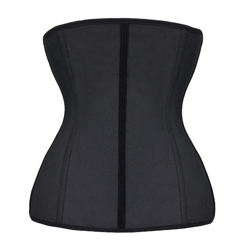 Adjustable women's latex bodyshaper corset, perfect for achieving a defined hourglass waistline.