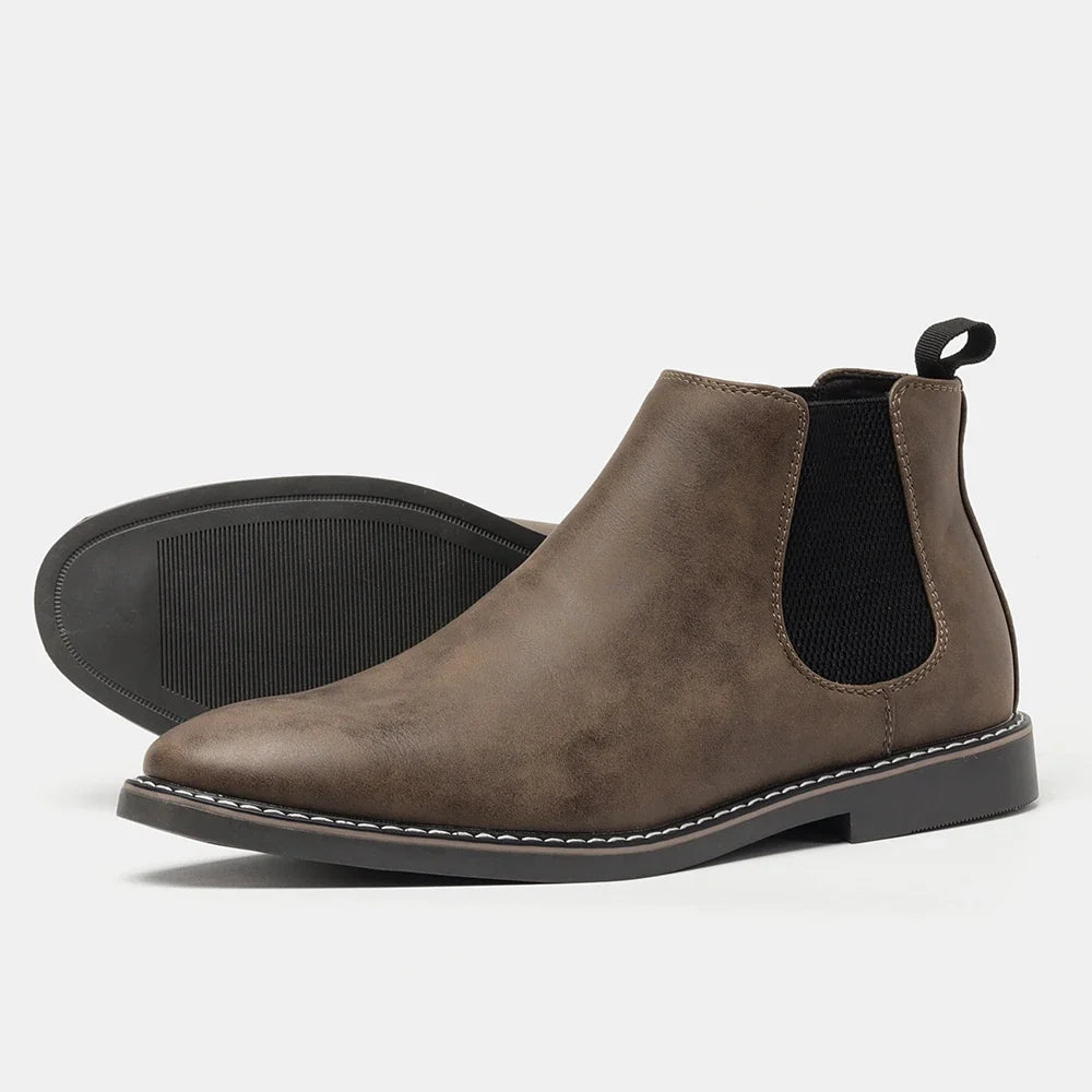 Comfortable Men's Wyndham Chelsea Boots, sleek slip-on design ideal for everyday wear.