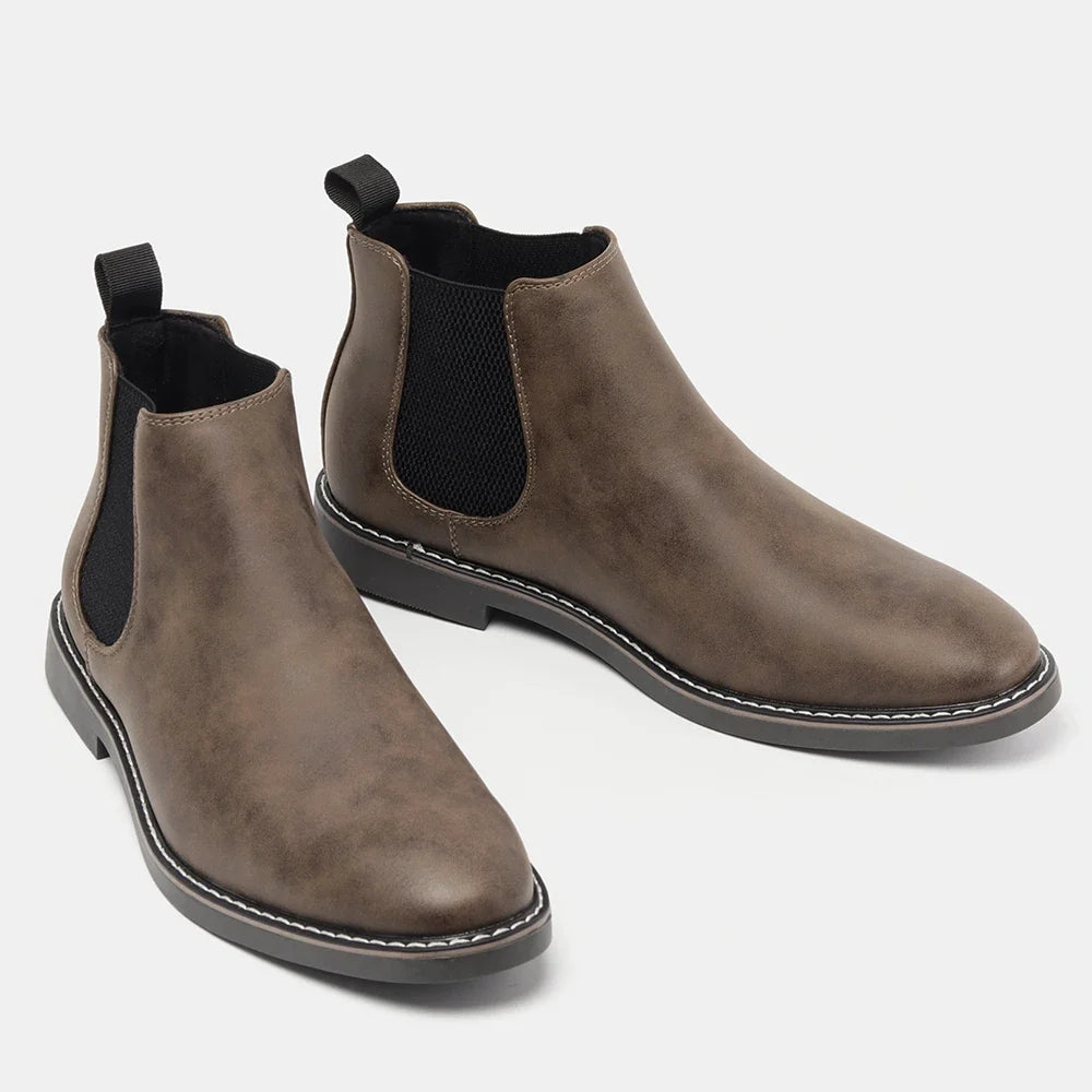 Versatile Men's Wyndham Chelsea Boots, perfect as dress or casual slip-on ankle boots.