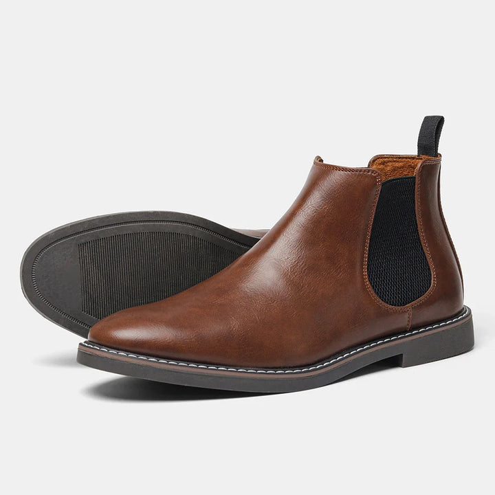 Durable Men's Wyndham Chelsea Boots, classic slip-on ankle boots built for lasting comfort.