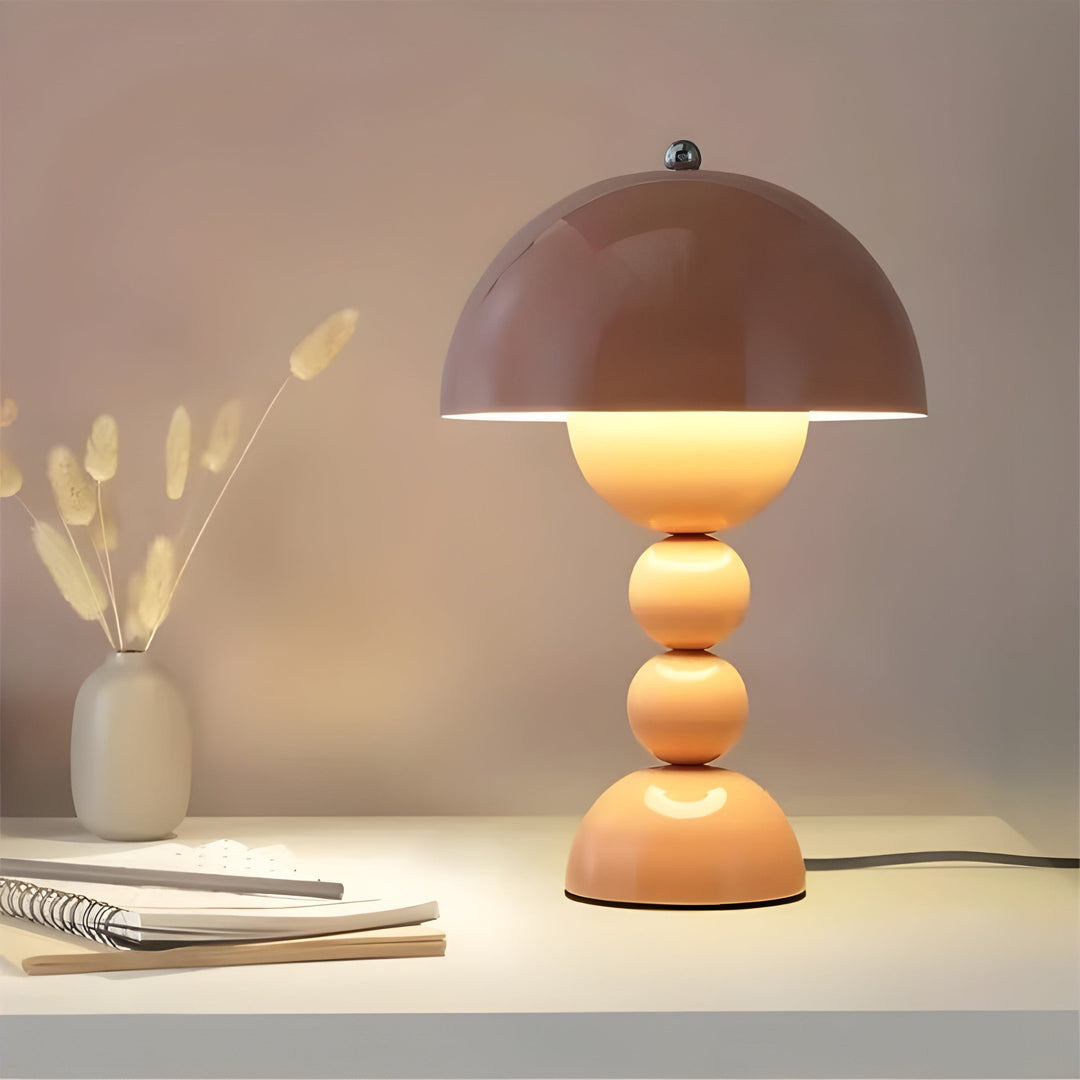 Dimmable LED table lamp, black, modern Nordic design, perfect for home styling.